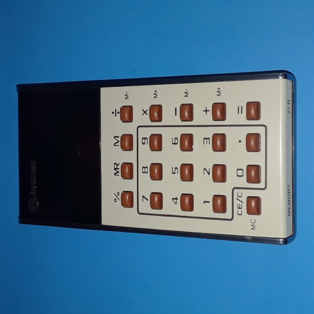 Vintage 1970s Rockwell Battery Operated/Electronic Handheld Computer & Calculato